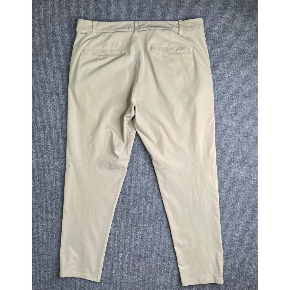 Lululemon Commission Pant Classic Men 36 Tan Chino ABC Technology Golf Casual - Picture 3 of 9